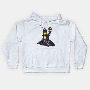 Halloween Witch's Hill Kids Hoodie